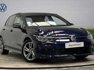 Used VW Golf VIII R-line 150 HP (110 kW) 2022 Blue Hatchback