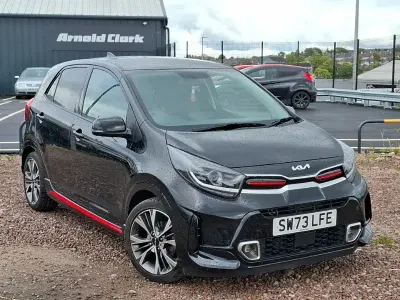 Begagnad Kia Picanto GT-Line 2024 Svart Halvkombi