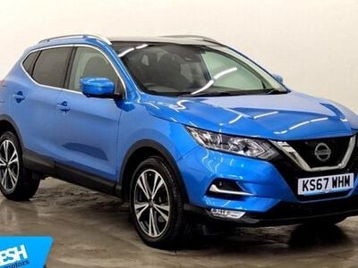 Vivid blue Used 2017 Nissan Qashqai N-Connecta SUV | £11,790 (Fair price)