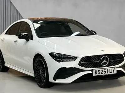 Used Mercedes CLA200 AMG Line Premium Plus 163 HP (119 kW) 2025 Polar white