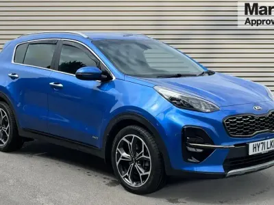 Used Kia Sportage GT-Line 180 HP (132 kW) 2021 Blue SUV