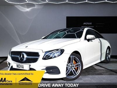 White Used 2018 Mercedes E220 AMG line Coupe | £20,500 (Good price)