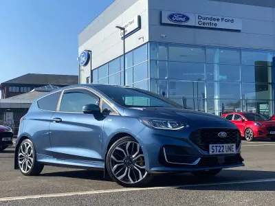 Used Ford Fiesta ST-Line 155 HP (114 kW) 2022 Blue Hatchback