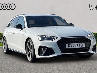 Used Audi A4 Black Edition 147 HP (108 kW) 2021 White Estate