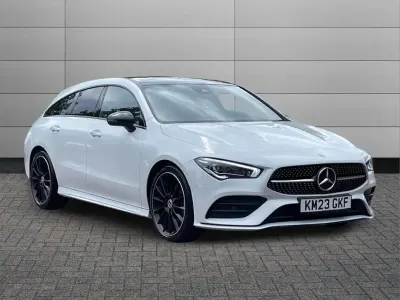 Usado Mercedes CLA220 AMG Line Premium Plus 190 CV (139 kW) 2023 Blanco Berlina