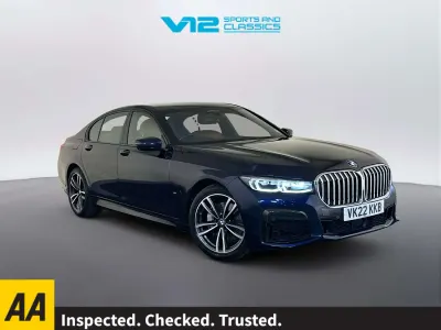 Used BMW 740 M Sport 340 HP (250 kW) 2022 Blue Sedan