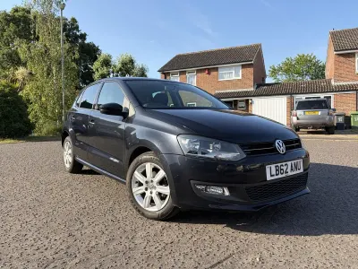 Used VW Polo Match 85 HP (62 kW) 2012 Black Hatchback