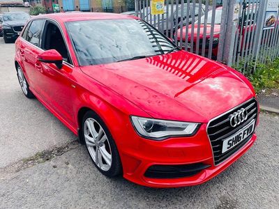 Used Audi A3 S-Line 2016 Red Hatchback