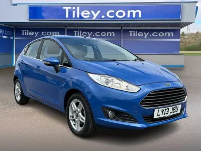 Used Ford Fiesta Zetec 2013 Blue Hatchback