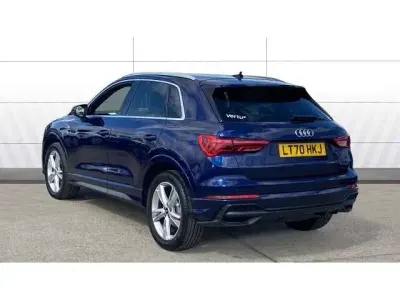 Używany Audi Q3 S-Line 150 KM (110 kW) 2021 Niebieski SUV