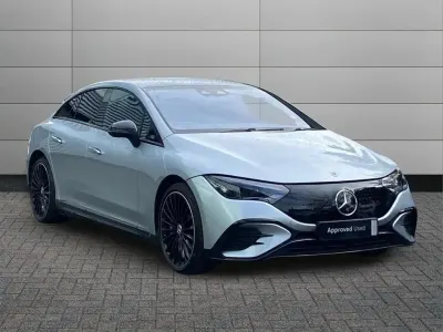 Used Mercedes EQE350 AMG line 214 kW (292 HP) 2024 Silver Sedan
