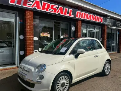 Used Fiat 500 Lounge 69 HP (50 kW) 2012 White Hatchback
