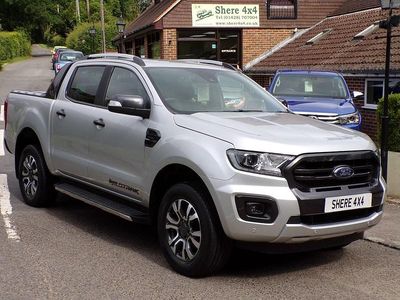 Begagnad Ford Ranger Wildtrack 2022 Silver Pickup