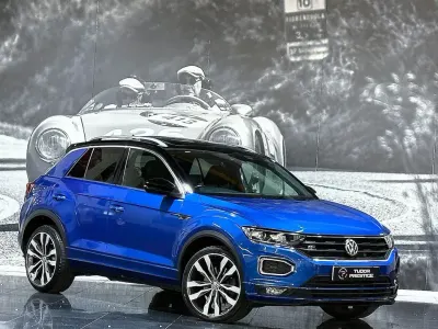 Used VW T-Roc R-line 150 HP (110 kW) 2019 Blue SUV