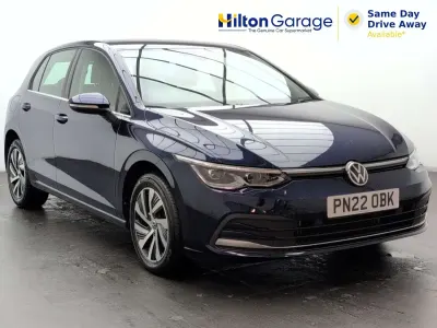 Used VW Golf VIII Style 204 HP (150 kW) 2022 Blue Hatchback