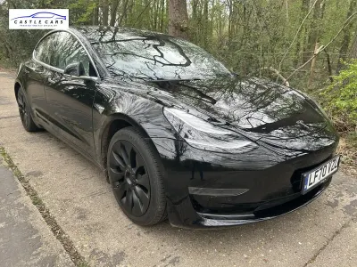 Used Tesla Model 3 Long Range AWD 254 kW (346 HP) 2020 Black Sedan