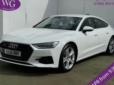 Used Audi A7 Sportback Sport 294 HP (216 kW) 2021 White Hatchback
