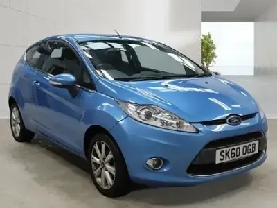Usado Ford Fiesta Zetec 2010 Azul Citadino