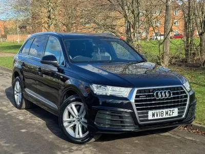 Usado Audi Q7 S-Line 218 CV (160 kW) 2018 Negro SUV