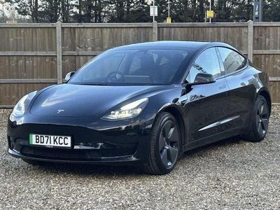 Used Tesla Model 3 Standard Range Plus 177 kW (241 HP) 2021 Black Sedan