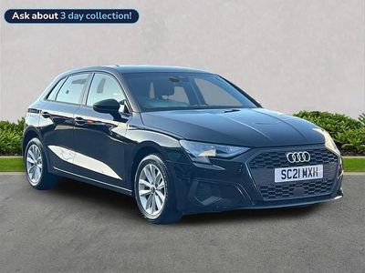 Used Audi A3 Advanced 110 HP (80 kW) 2021 Black Sedan