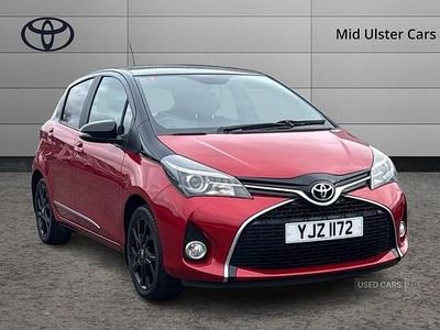 Used Toyota Yaris Design 2016 Red/black Hatchback