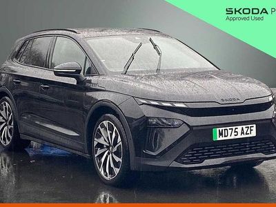 Black magic pearl effect New 2025 Skoda Elroq SportLine SUV | £36,495 (A bit pricey)