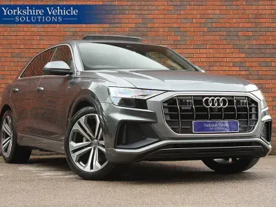 Used Audi Q8 S-Line 286 HP (210 kW) 2018 Grey SUV