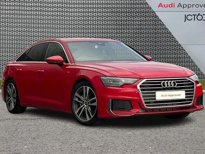 Used Audi A6 S-Line 200 HP (147 kW) 2022 Red Sedan