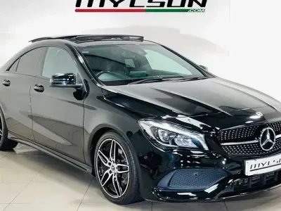 Used Mercedes CLA220 AMG line 177 HP (130 kW) 2018 Black Coupe
