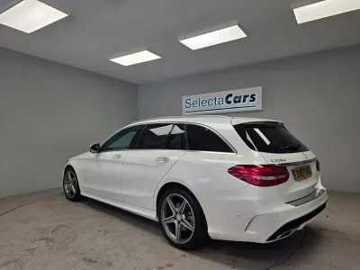 Used Mercedes C250 AMG Line Premium Plus 2017 White Estate