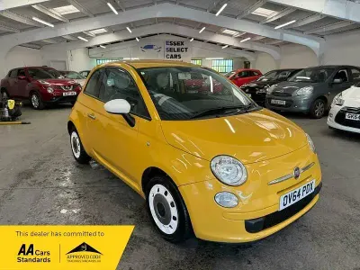 Used Fiat 500 S 69 HP (50 kW) 2014 Yellow Hatchback