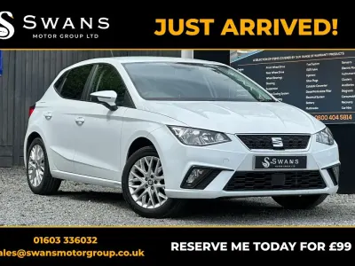 Used Seat Ibiza SE Technology 80 HP (58 kW) 2019 White Hatchback