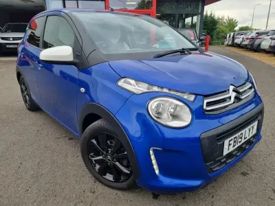 Usado Citroën C1 72 CV (52 kW) 2019 Azul Utilitario