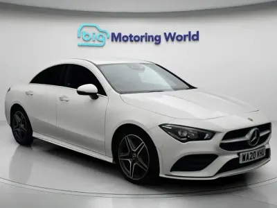 Used Mercedes CLA250 AMG line 224 HP (164 kW) 2020 White Coupe