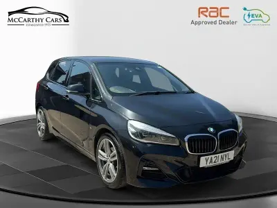 Used BMW 218 M Sport 136 HP (100 kW) 2021 Black sapphire metallic paint MPV