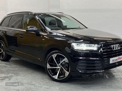 Black Used 2019 Audi Q7 S-Line SUV | £24,945 (Fair price)