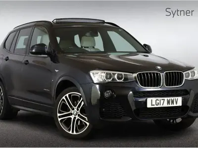 Used BMW X3 M Sport 187 HP (137 kW) 2017 Black SUV