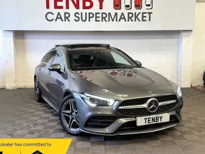 Used Mercedes CLA220 Shooting Brake AMG line 190 HP (139 kW) 2019 Grey Estate