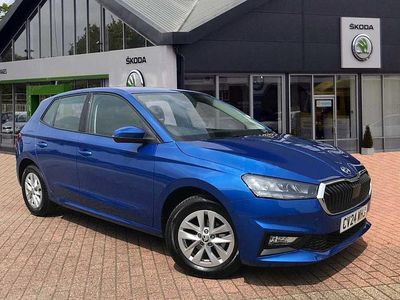 Used Skoda Fabia Comfort 70 HP (51 kW) 2024 Race blue metallic Hatchback