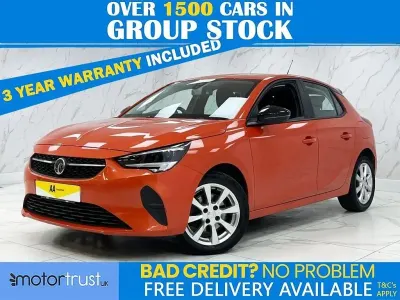 Begagnad Vauxhall Corsa S 100 HK (73 kW) 2021 Orange Halvkombi