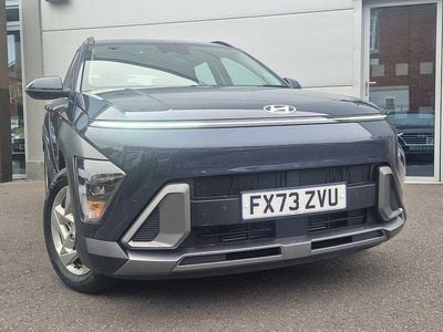 Demin blue Used 2023 Hyundai Kona Advanced SUV | £17,990 (Fair price)