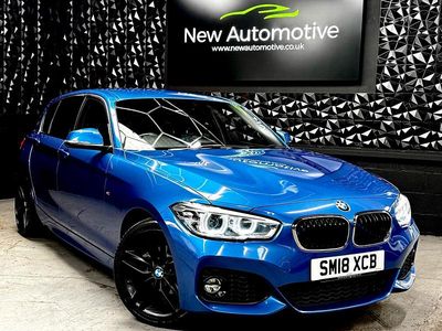 Używany BMW 118 M Sport 136 KM (100 kW) 2018 Niebieski Hatchback