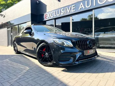 Used Mercedes E220 AMG Line Premium 194 HP (142 kW) 2017 Black Coupe