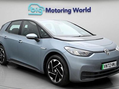 Begagnad VW ID.3 Pure 110 kW (150 HK) 2021 Blå Halvkombi