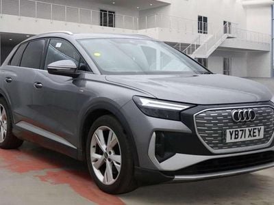 Grey Used 2022 Audi Q4 e-tron S-Line SUV | £16,771 (Fair price)
