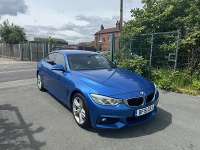Used BMW 420 Coupé M Sport 187 HP (137 kW) 2015 Blue Coupe