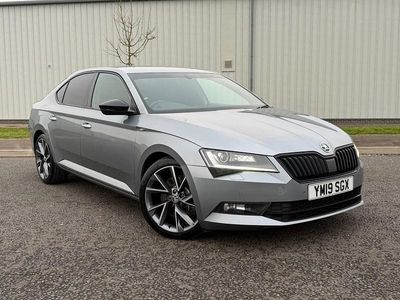 Used Skoda Superb SportlinePlus 272 HP (200 kW) 2019 Grey Hatchback