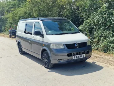Used VW T5 130 HP (95 kW) 2005 White Van