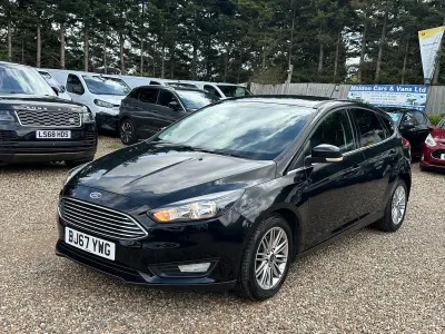 Used Ford Focus Zetec 125 HP (91 kW) 2017 Black Hatchback